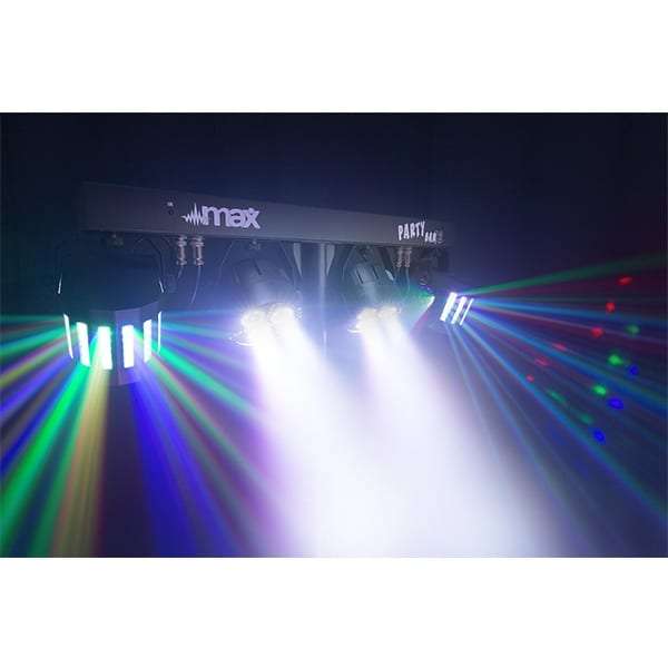 BEAMZ PARTYBAR12 SET 2x PAR and 2 x DERBY RGBW