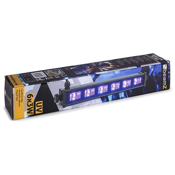 BEAMZ BUV63 LED BAR 6x 3W UV (Open Box)