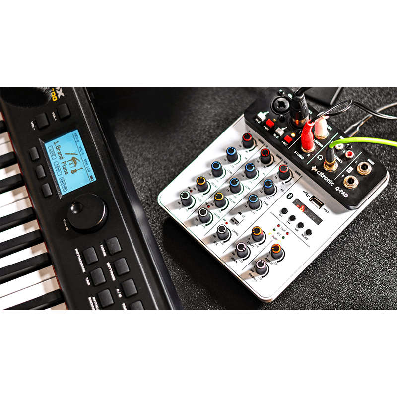 CITRONIC - Q-PAD COMPACT MUSIC MIXER 4-CH BT/USB/MP3
