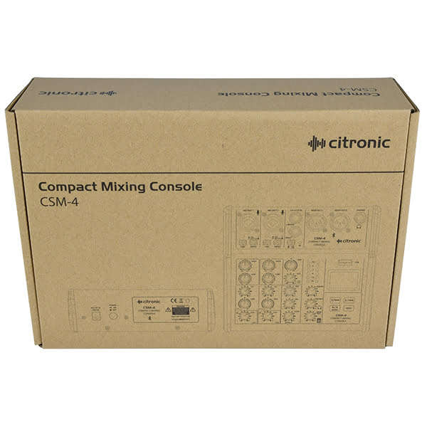 CITRONIC - CSM-4 MUSIC MIXER WITH BT/USB/MP3