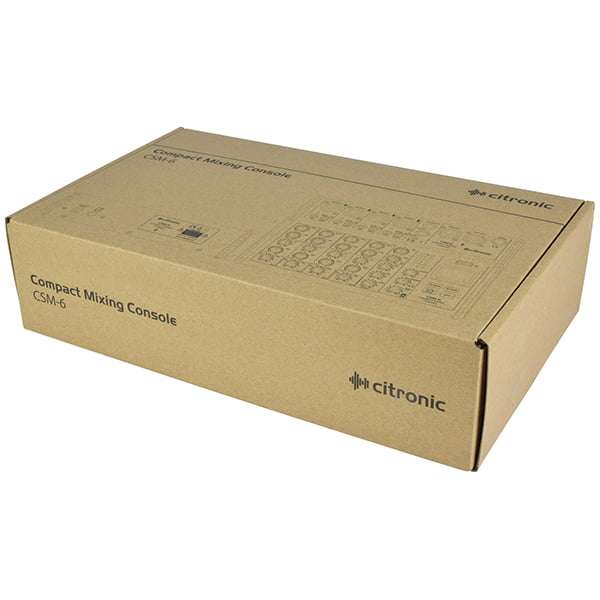 CITRONIC - CSM-6 MUSIC MIXER WITH BT/USB/MP3