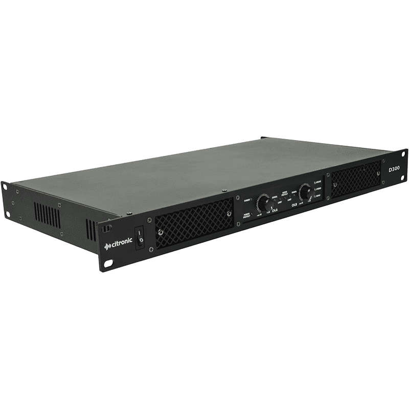 CITRONIC D300 1U POWER AMPLIFIER 2X 150W