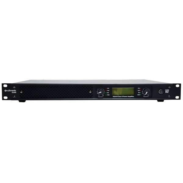 CITRONIC H2400 1U POWER AMPLIFIER 2X 1200W