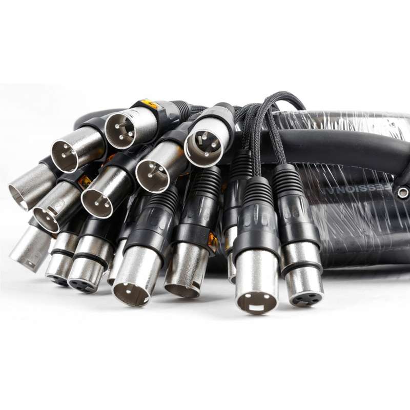 PDC CX164 STAGE SNAKE 16X XLR MALE  - 4X XLR FEMALE 30M