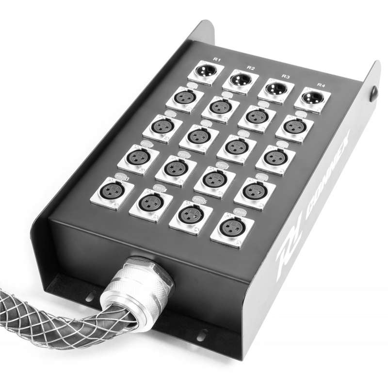 PDC CX164 STAGE SNAKE 16X XLR MALE  - 4X XLR FEMALE 30M