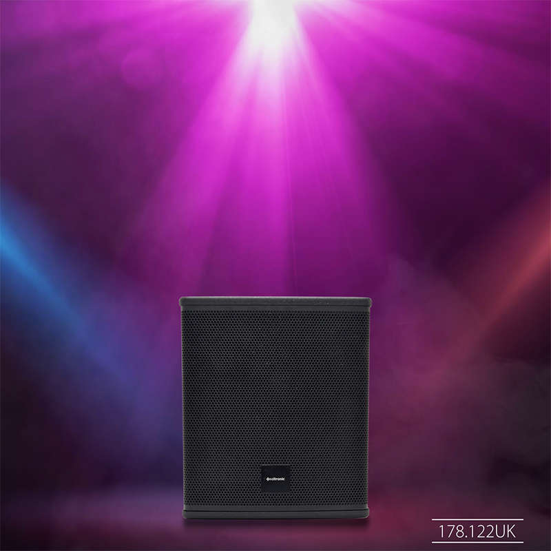 CITRONIC CASA-10BA ACTIVE SUBWOOFER SPEAKER 10IN BLACK 300W 8 OHM