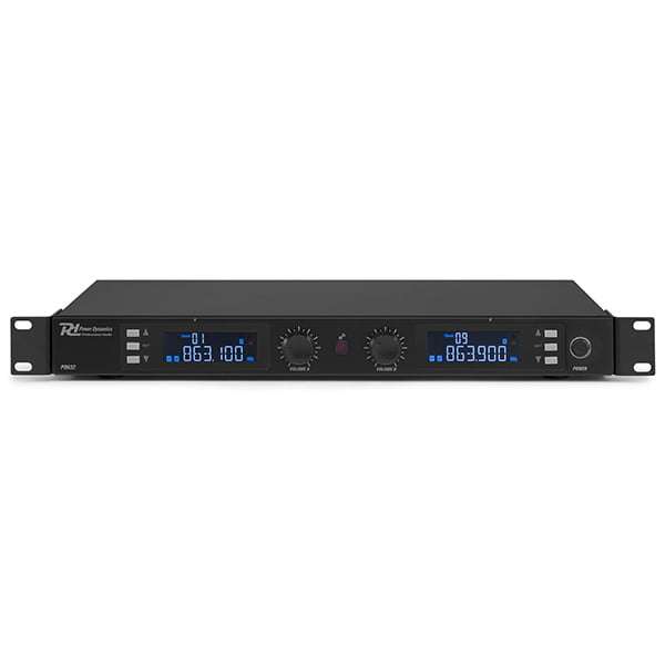 POWER DYNAMICS PD632H DUAL HANDHELD MICROPHONE UHF