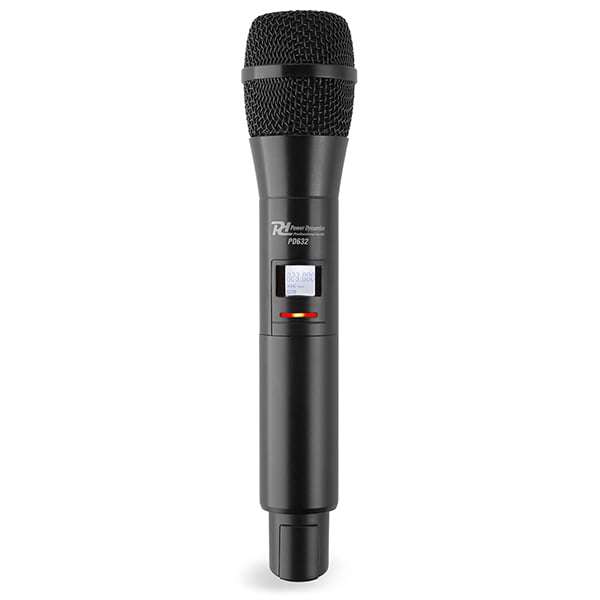 POWER DYNAMICS PD632C HANDHELD & LAPEL MICROPHONE UHF 863.000-865.000MHz