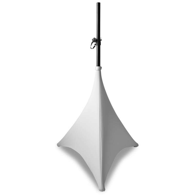 BEAMZ - LSS12W LYCRA SPEAKER STAND SLEEVE 1.2M WHITE