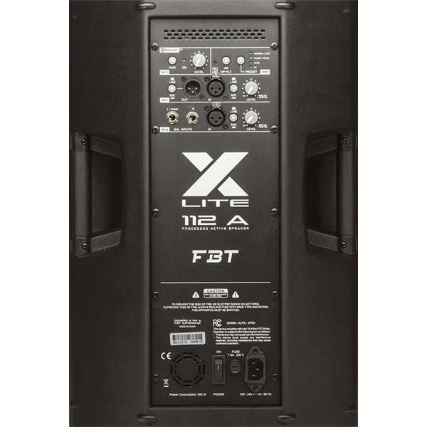 FBT - X-LITE112A 12" ACTIVE SPEAKER 1500W PEAK