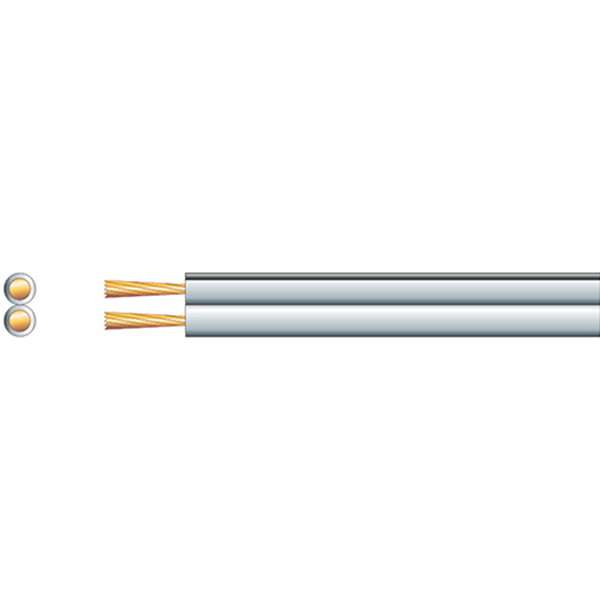 Filo - FIGURE 8 SPEAKER CABLE WHITE 2.5MM 100M
