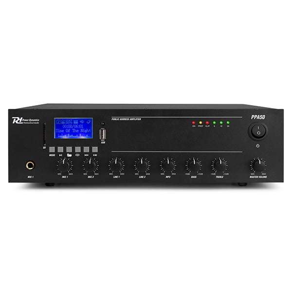 Power Dynamics - PPA50 100V MIXER-AMPLIFIER