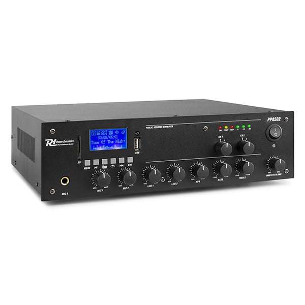 Power Dynamics - PPA502 100V MIXER-AMPLIFIER