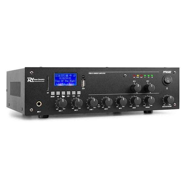 Power Dynamics - PPA502 100V MIXER-AMPLIFIER
