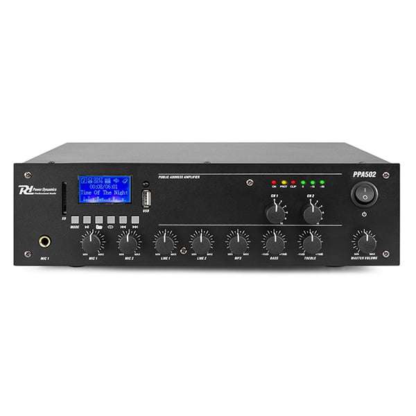 Power Dynamics - PPA502 100V MIXER-AMPLIFIER