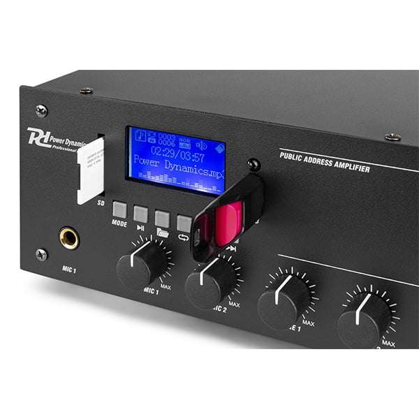 Power Dynamics - PPA502 100V MIXER-AMPLIFIER