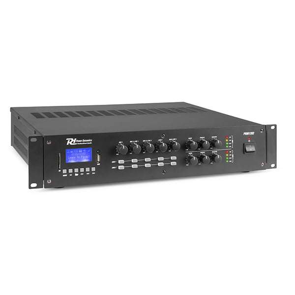 Power Dynamics - PRM1202 100V 2-CH MIXER-AMPLIFIER 2-ZONE