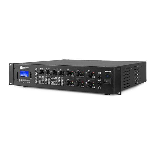 PDM PRM606 100V MIXER AMPLIFIER 360W USB/SD/BT 6 ZONE