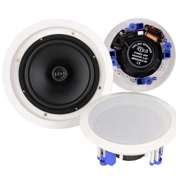 Filo - EC6V QUICK FIT METAL CEILING SPEAKER 100V 6.5in 10W