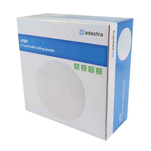 Adastra - LP8V 2 WAY LOW PROFILE 100V LINE CEILING SPEAKER
