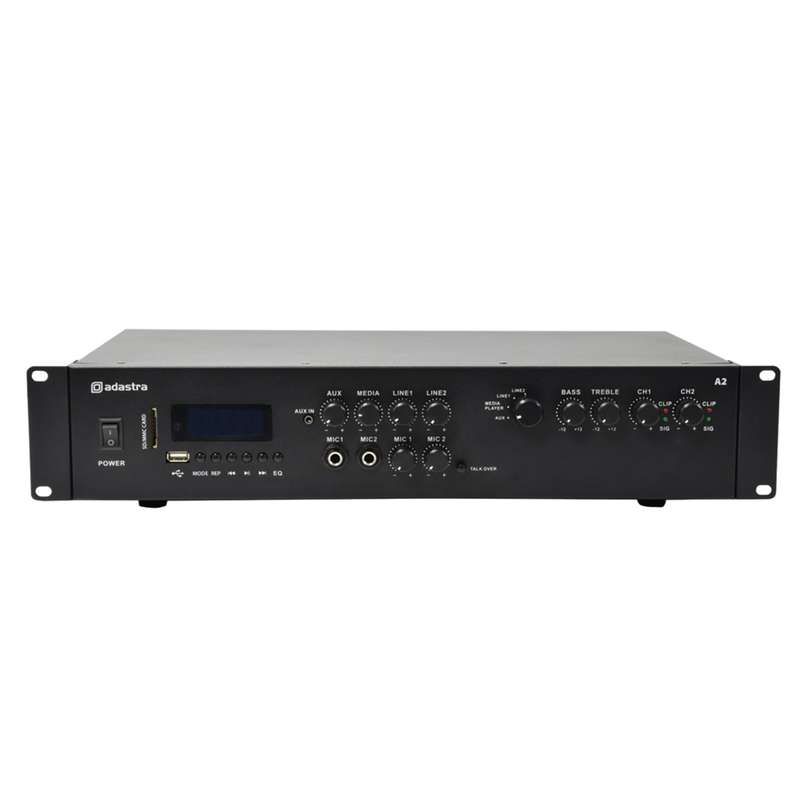 ADASTRA A2 2U MIXER AMPLIFIER 2X 200W