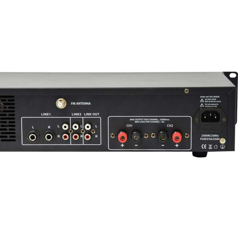 ADASTRA A2 2U MIXER AMPLIFIER 2X 200W