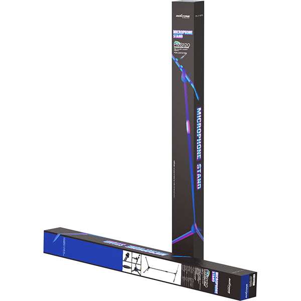 Roxtone - MICROPHONE STAND WITH TELESCOPIC BOOM BLACK