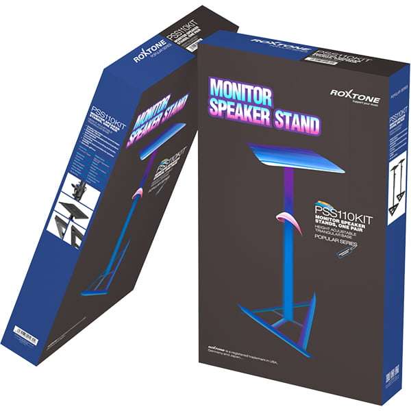 Roxtone - ADJUSTABLE MONITOR STAND (PAIR)