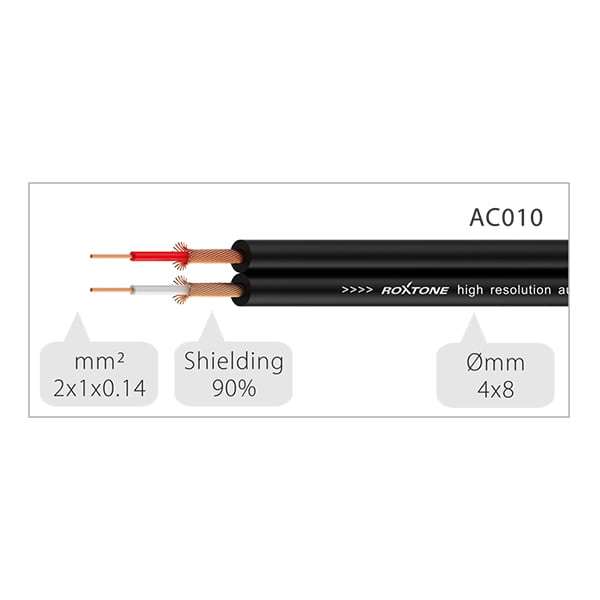 ROXTONE - SMART SERIES SIGNAL LEAD 3.5 M ST  2 XLR M 3M