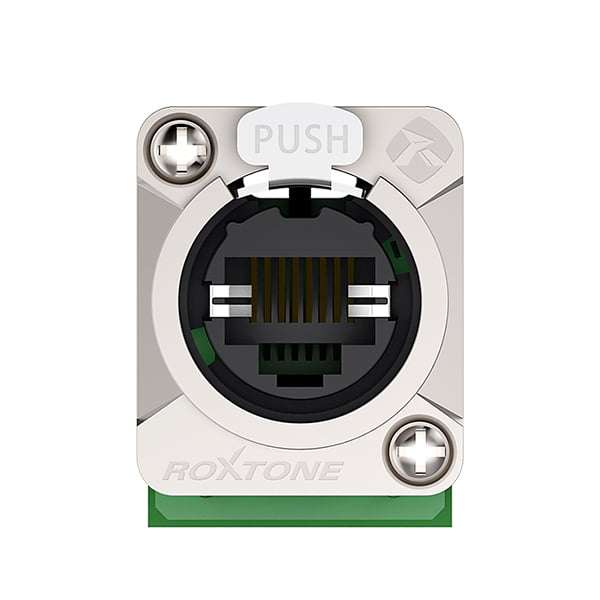ROXTONE CONNECTOR ETHERCON CHASSIS MOUNT CAT5 SHIELDED