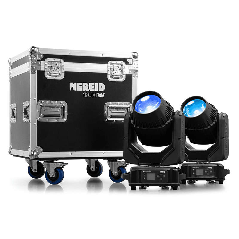 BEAMZPRO NEREID120 LED MOVING HEAD BEAM IP65 1x 120W [2 PIECES IN A FLIGHTCASE]