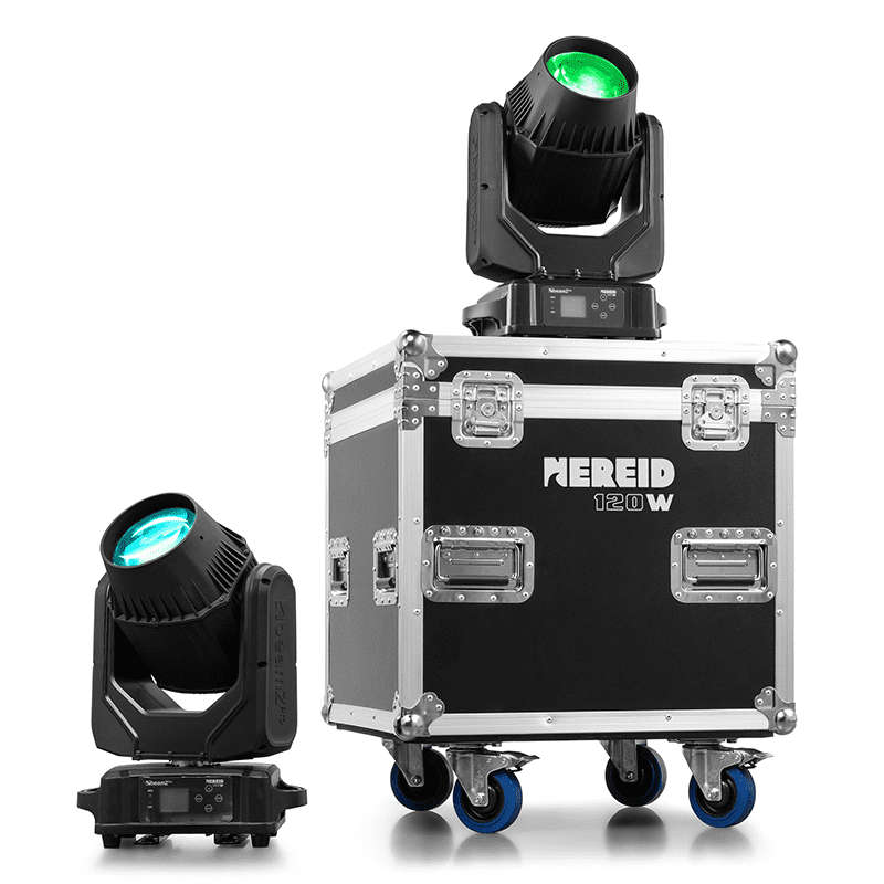 BEAMZPRO NEREID120 LED MOVING HEAD BEAM IP65 1x 120W [2 PIECES IN A FLIGHTCASE]
