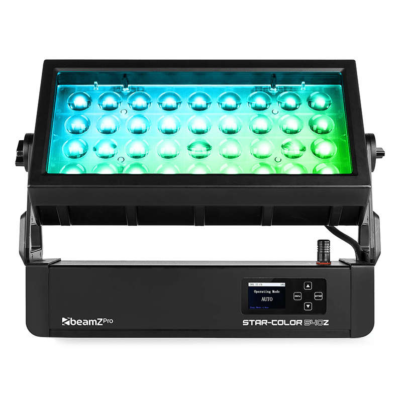 BEAMZPRO STARCOLOR540Z LED FLOOD LIGHT WASH ZOOM IP65 36x 15W RGBW