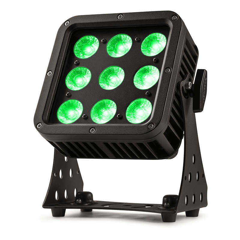 BEAMZPRO STARCOLOR75 LED FLOOD LIGHT IP65 9x 8W RGBA