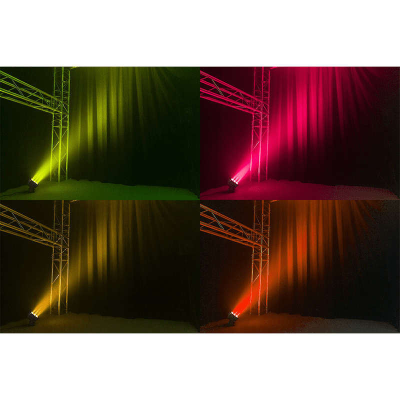 BEAMZPRO STARCOLOR75 LED FLOOD LIGHT IP65 9x 8W RGBA