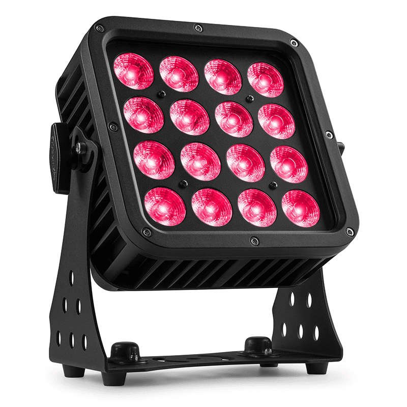 BEAMZPRO STARCOLOR135 LED FLOOD LIGHT IP65 16x 8W RGBA