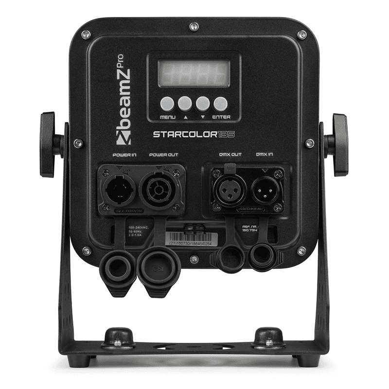 BEAMZPRO STARCOLOR135 LED FLOOD LIGHT IP65 16x 8W RGBA