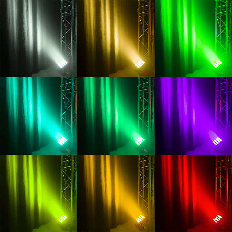 BEAMZPRO STARCOLOR135 LED FLOOD LIGHT IP65 16x 8W RGBA