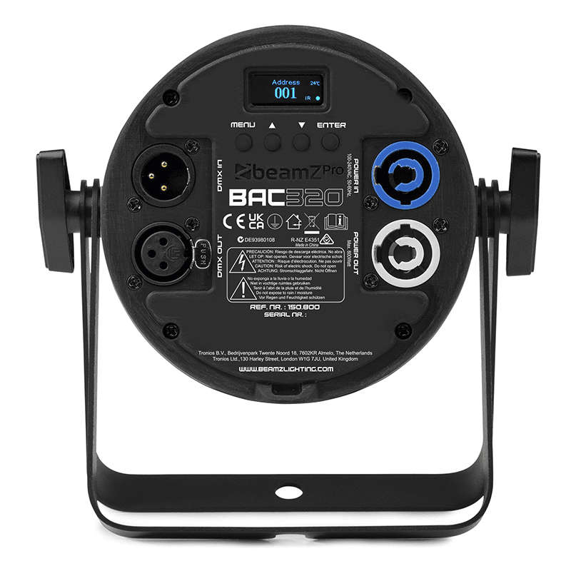 BEAMZPRO BAC320 LED PROPAR 6x8W RGBW