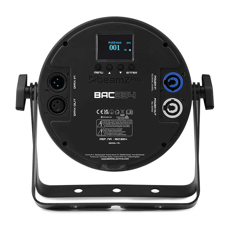 BEAMZPRO BAC334 LED PROPAR 12x 10W RGBWAUV