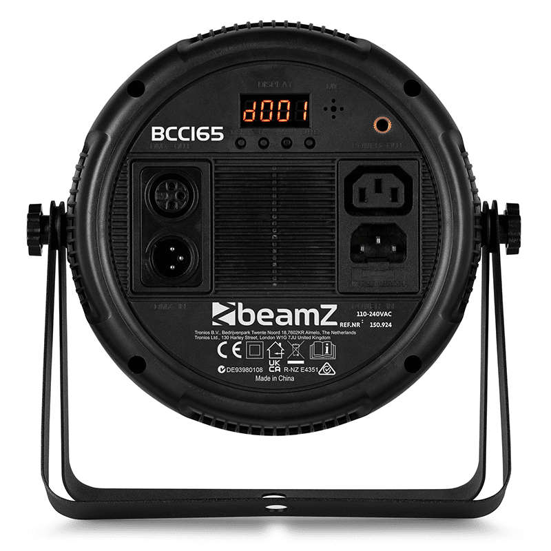 BEAMZ BCC165 LED FLAT PAR 14x 4W RGBAW-UV