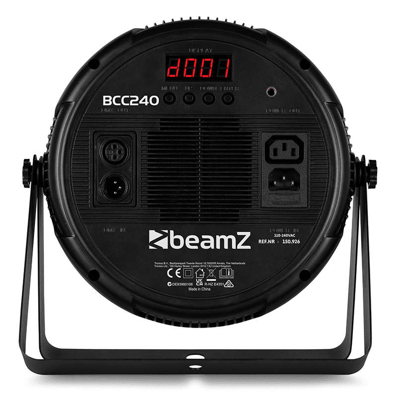 BEAMZ BCC240 LED FLAT PAR 27x 4W RGBW