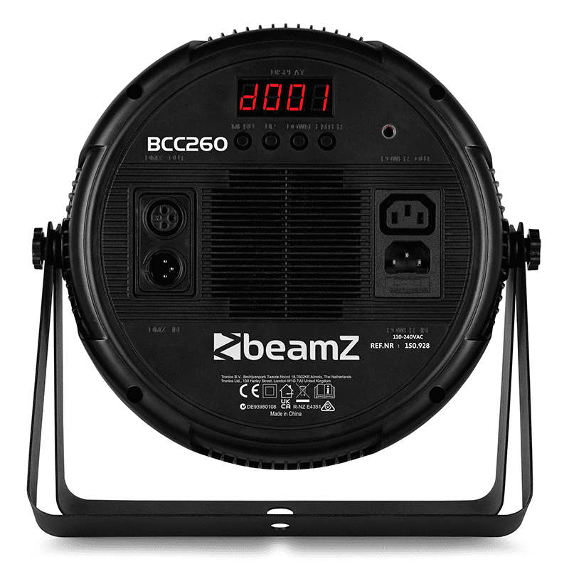 BEAMZ BCC260 LED FLAT PAR 27x 4W RGBAW-UV