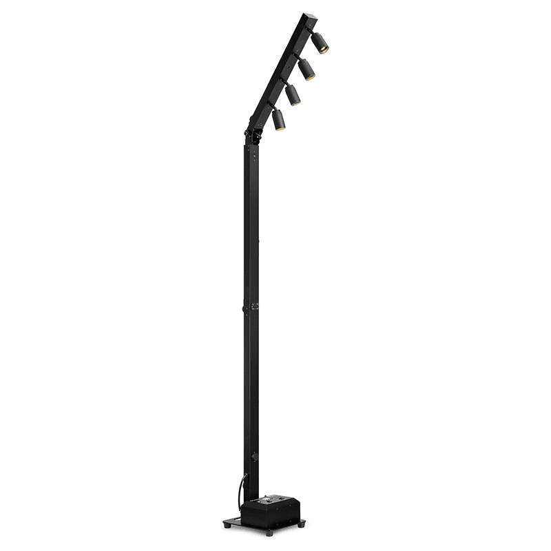 BEAMZ BPL410 LED BATTERY MAST LIGHT 4x 10W WW