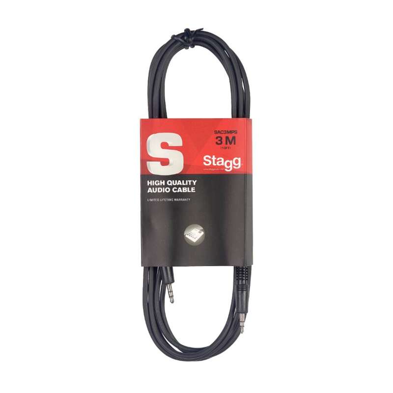 STAGG Audio Mini Stereo Cable to Mini Stereo Cable - 3M