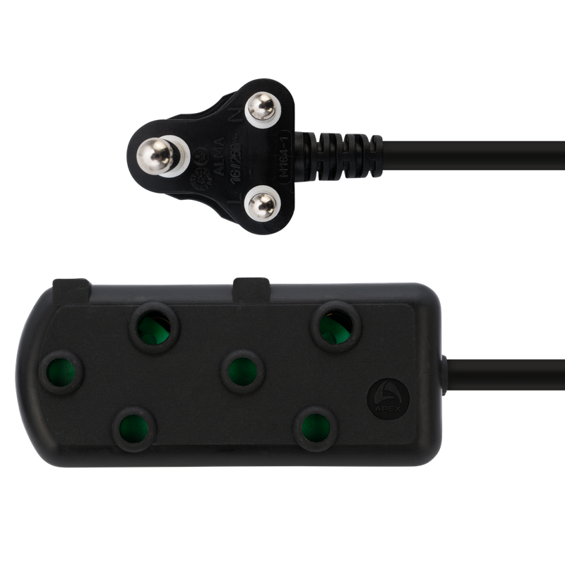 Switched Heavy DUTY Side By Side(SBS) EXTENSION LEAD 20M