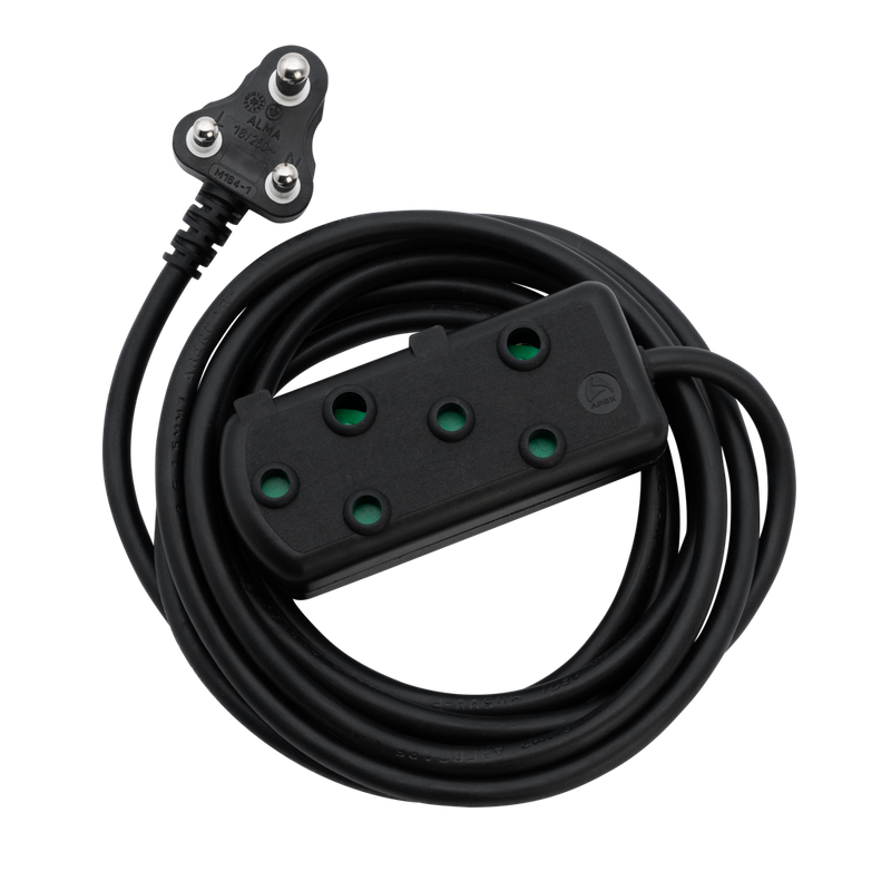 Switched Heavy DUTY Side By Side(SBS) EXTENSION LEAD 20M