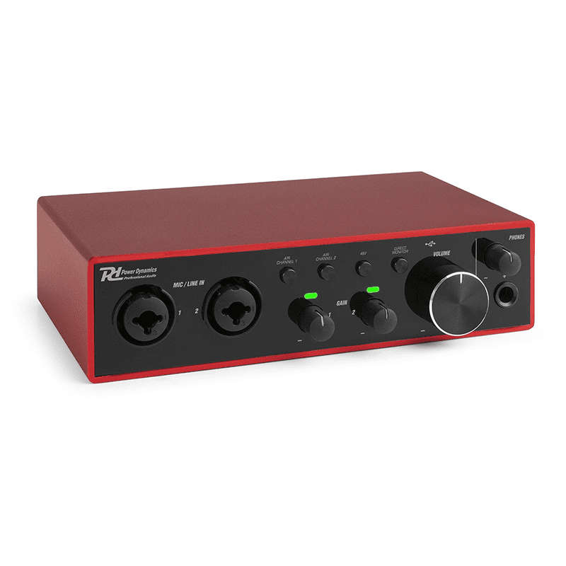 PDM PDX22 USB AUDIO INTERFACE DUAL CHANNEL