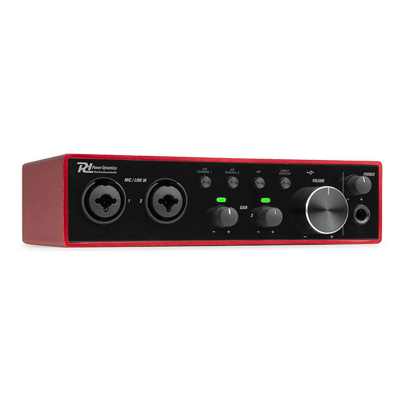 PDM PDX22 USB AUDIO INTERFACE DUAL CHANNEL