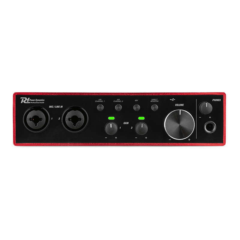 PDM PDX22 USB AUDIO INTERFACE DUAL CHANNEL